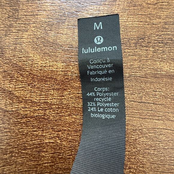 Lululemon Shirt Mens Medium Textured Grid Pocket Casual New Venture Short Sleeve - Picture 12 of 13